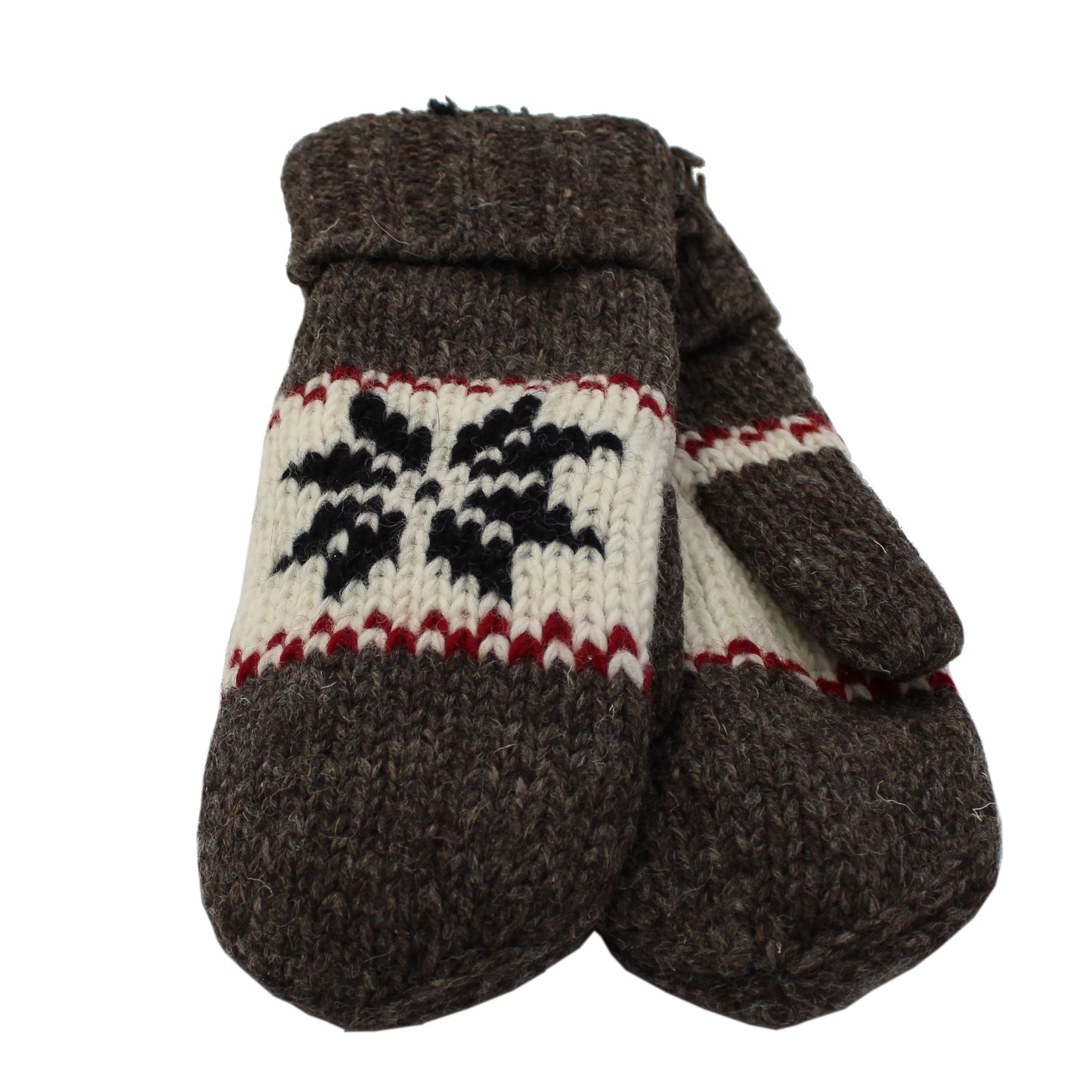 Wool Mitts w. Sherpa lining