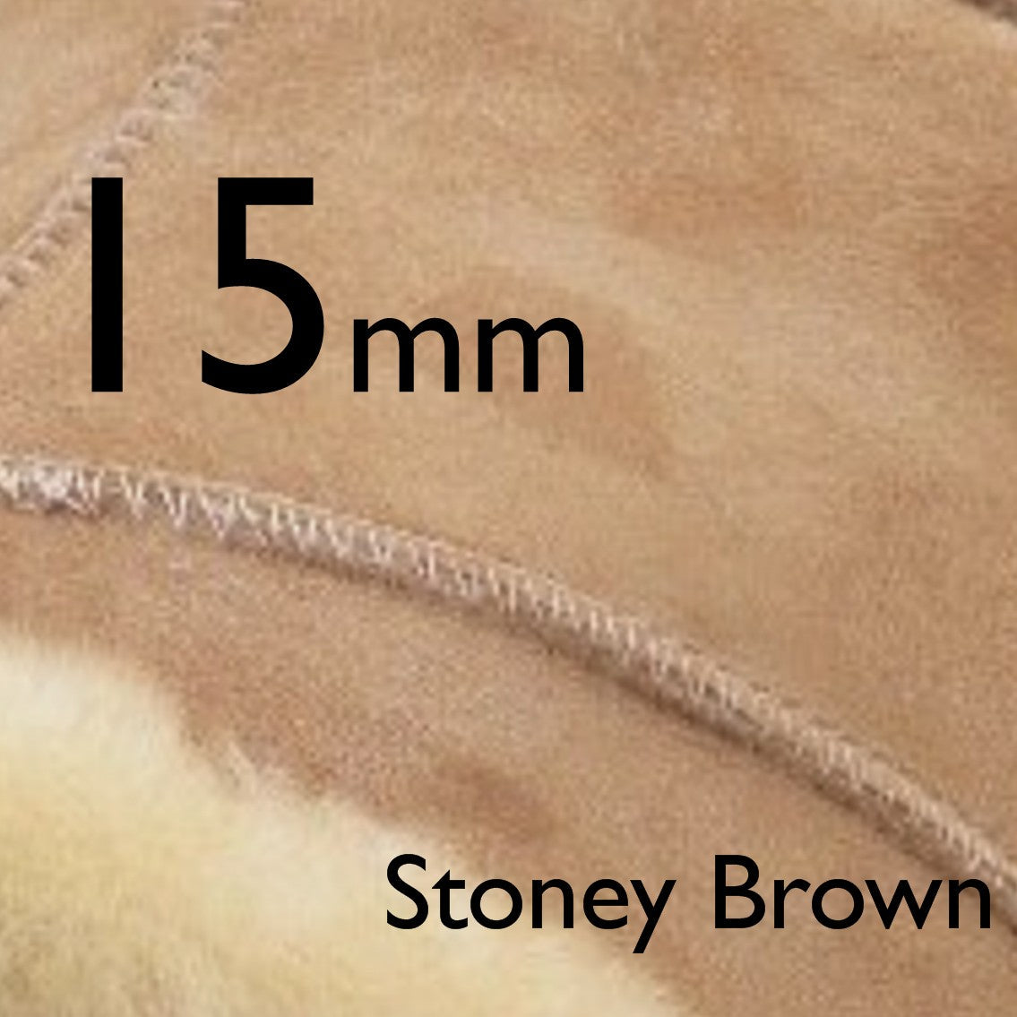 Double Face Sheepskin - 15mm Wool