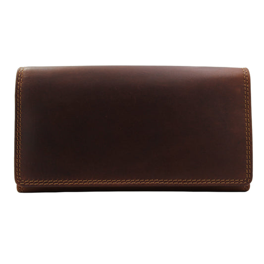 RE Leather Wallet - Clutch