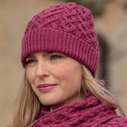 Heart Design Merino Hat