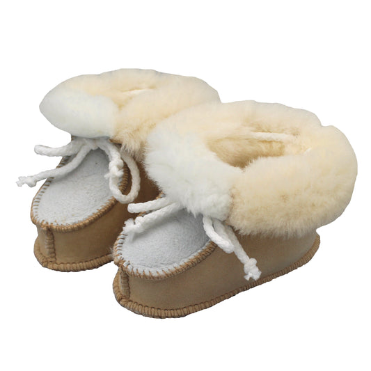 Sheepskin Booties - Two-toned