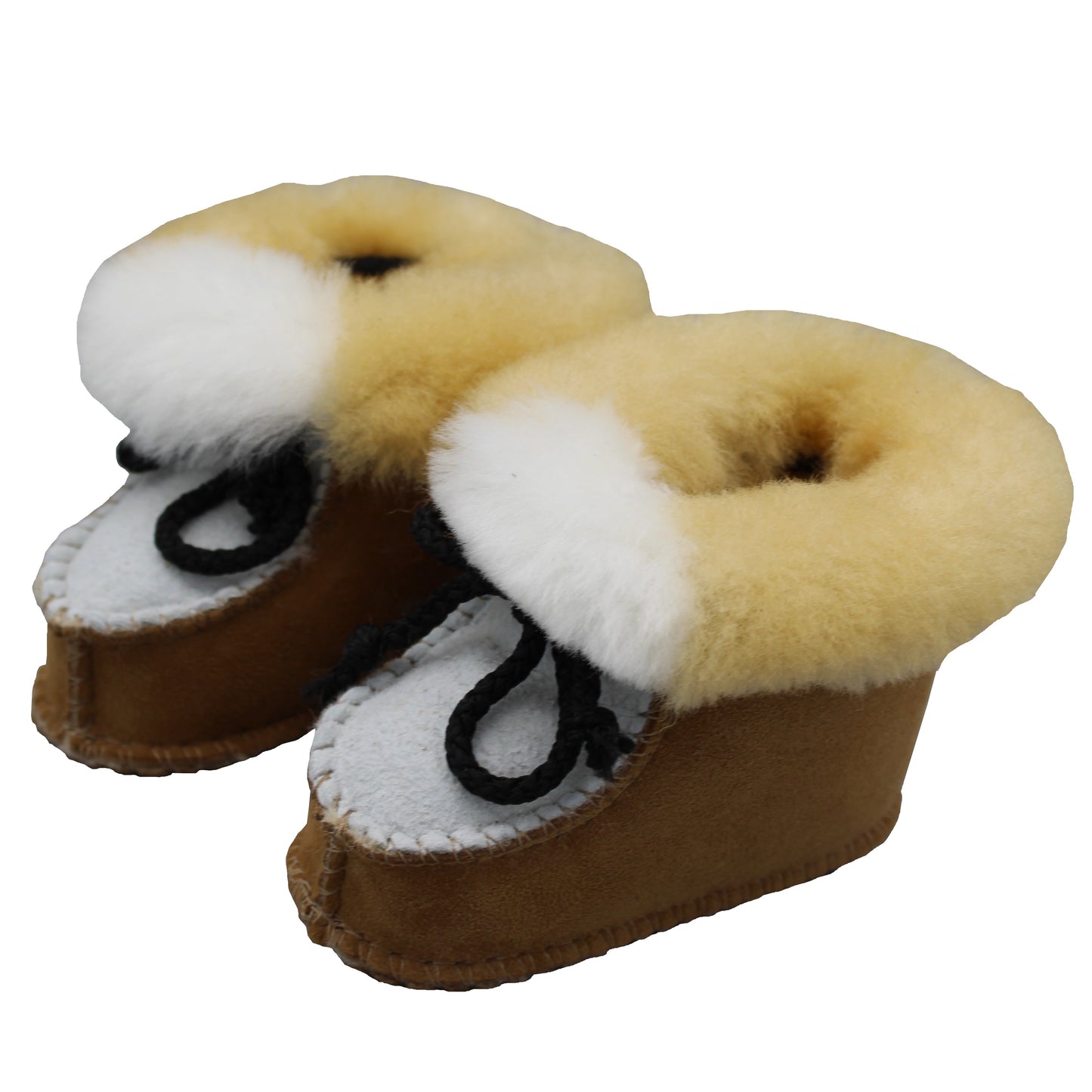 Sheepskin Booties - Two-toned