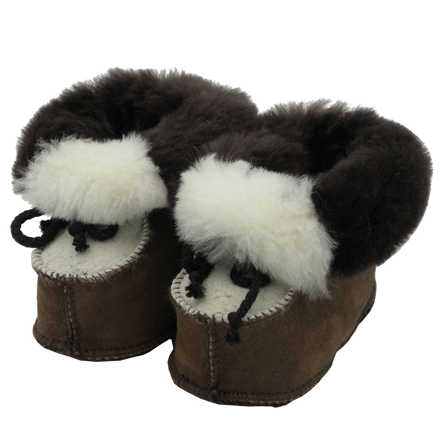 Sheepskin Booties - Two-toned