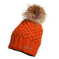 Popcorn knit Hat with Pompom