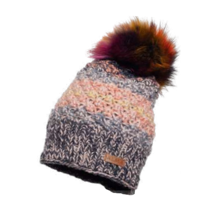 Tie Dye Raccoon Pompom Hat