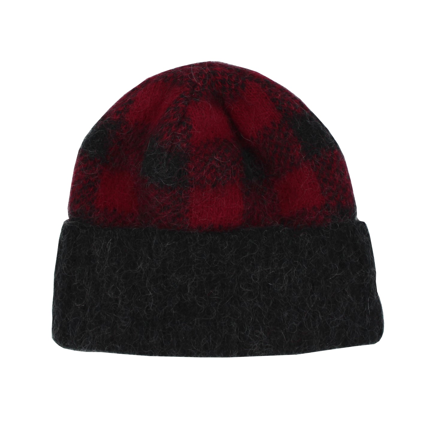 Icelandic Toque - Double Cuffed Checked