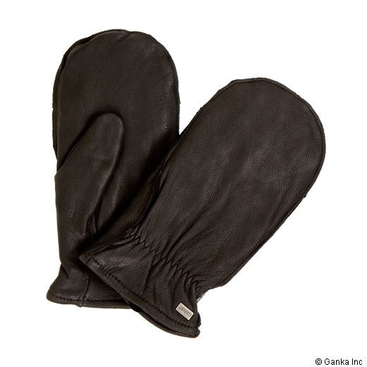 Leather Finger Mitts - Women's