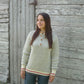 100% Wool 4 button Worksock Sweater. Made in Canada