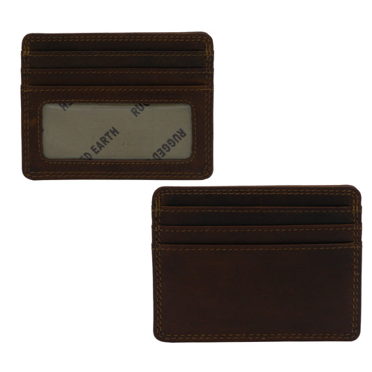 RE Leather Slim Credit Card Holder