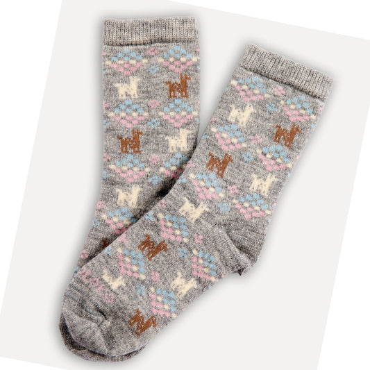 Alpaca Socks - Polygon Kids