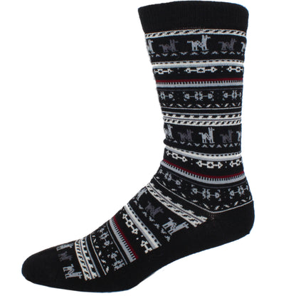 Alpaca Print Socks